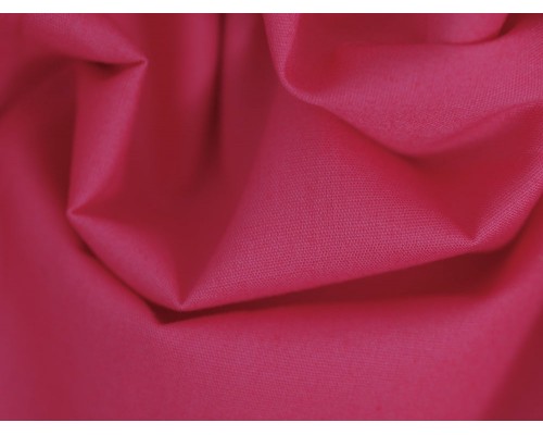 Plain Cotton Poplin Fabric -  Pink